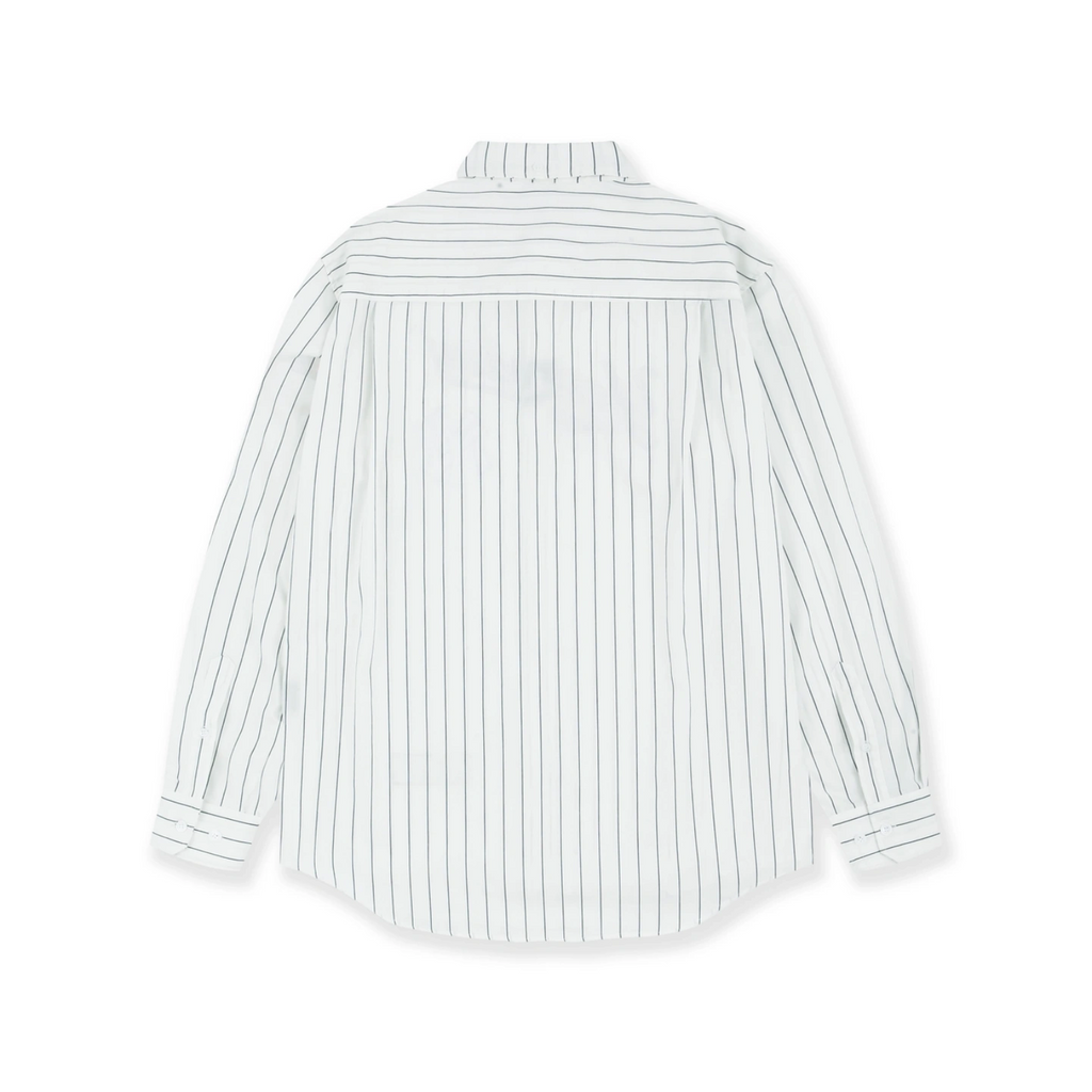 BASEBALL STRIPE SHIRTS - WHITE