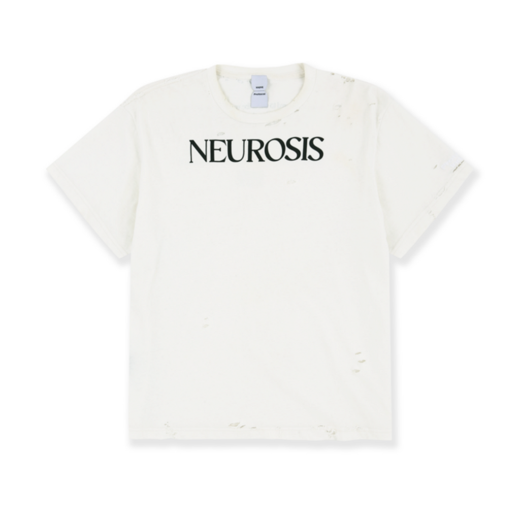 NEUROSIS DISTRESSED T-SHIRT - WHITE