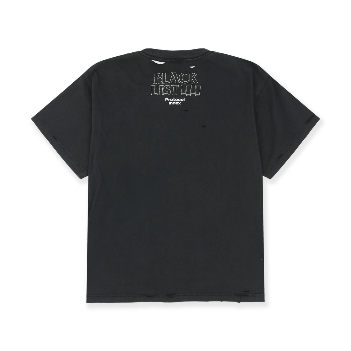 BLACKLIST WASHED T-SHIRT - BLACK