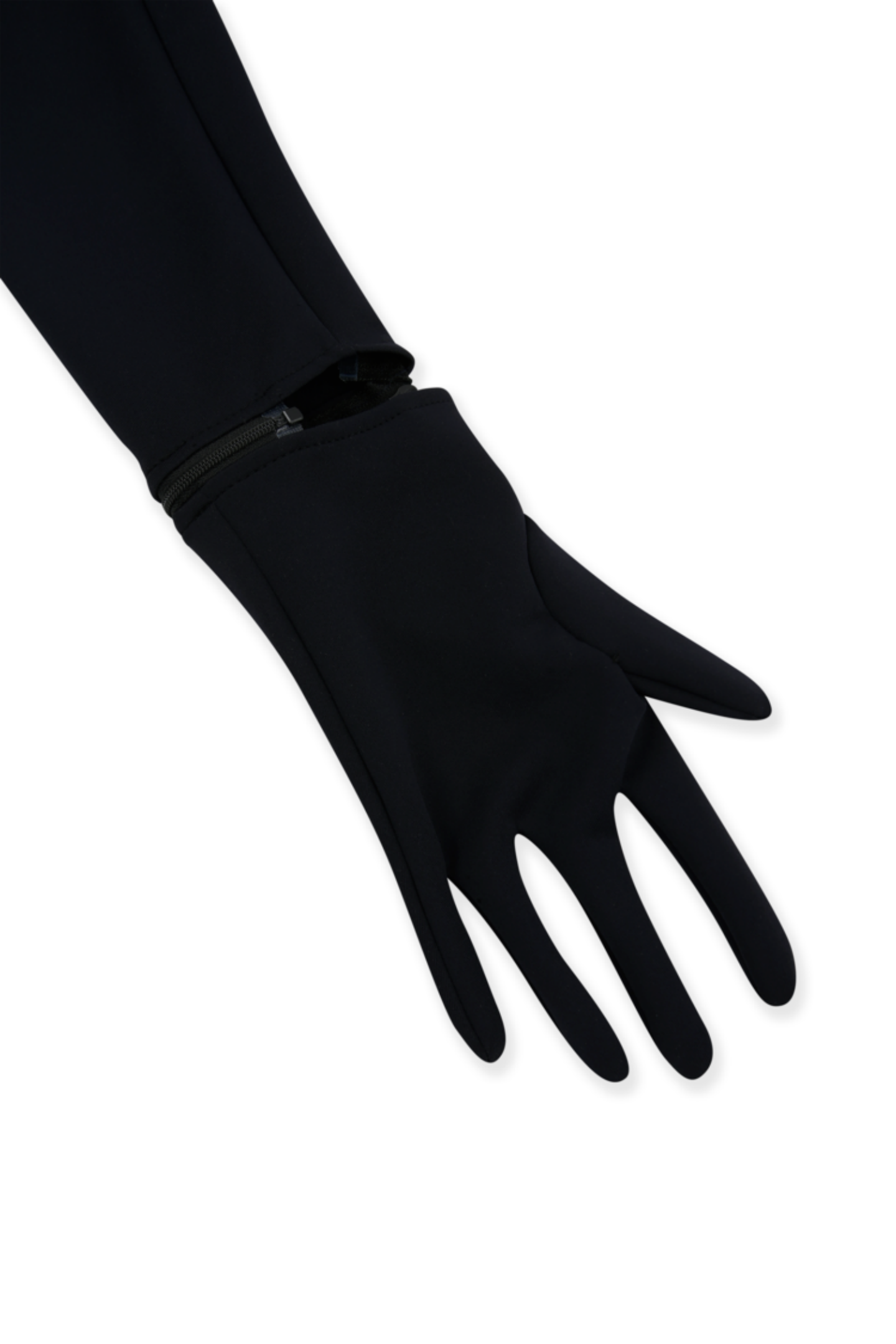 LONG SLEEVE SPORTS TOP - BLACK