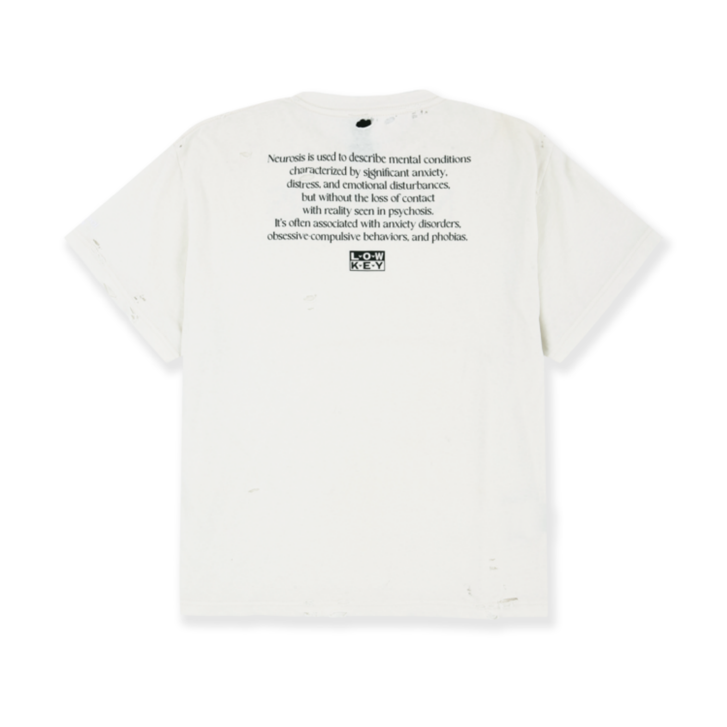 NEUROSIS DISTRESSED T-SHIRT - WHITE