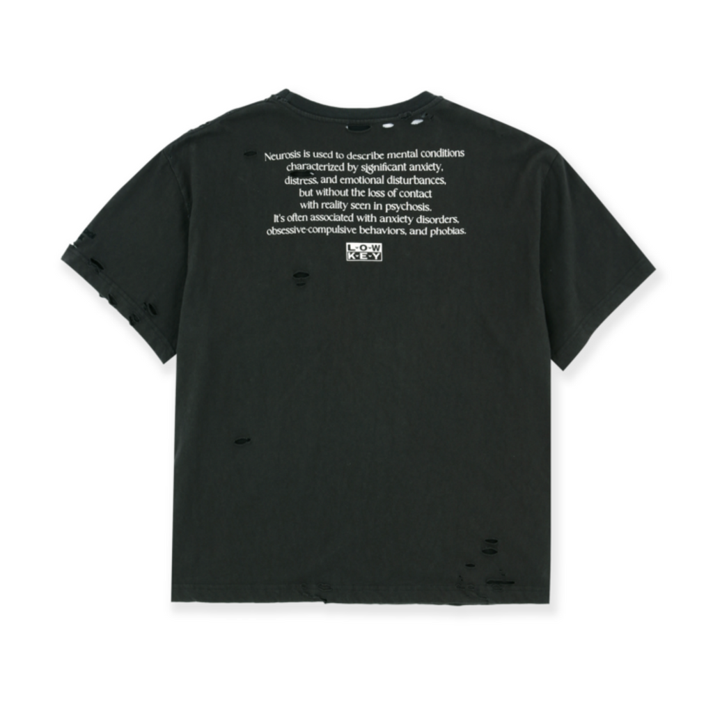 NEUROSIS DISTRESSED T-SHIRT - BLACK