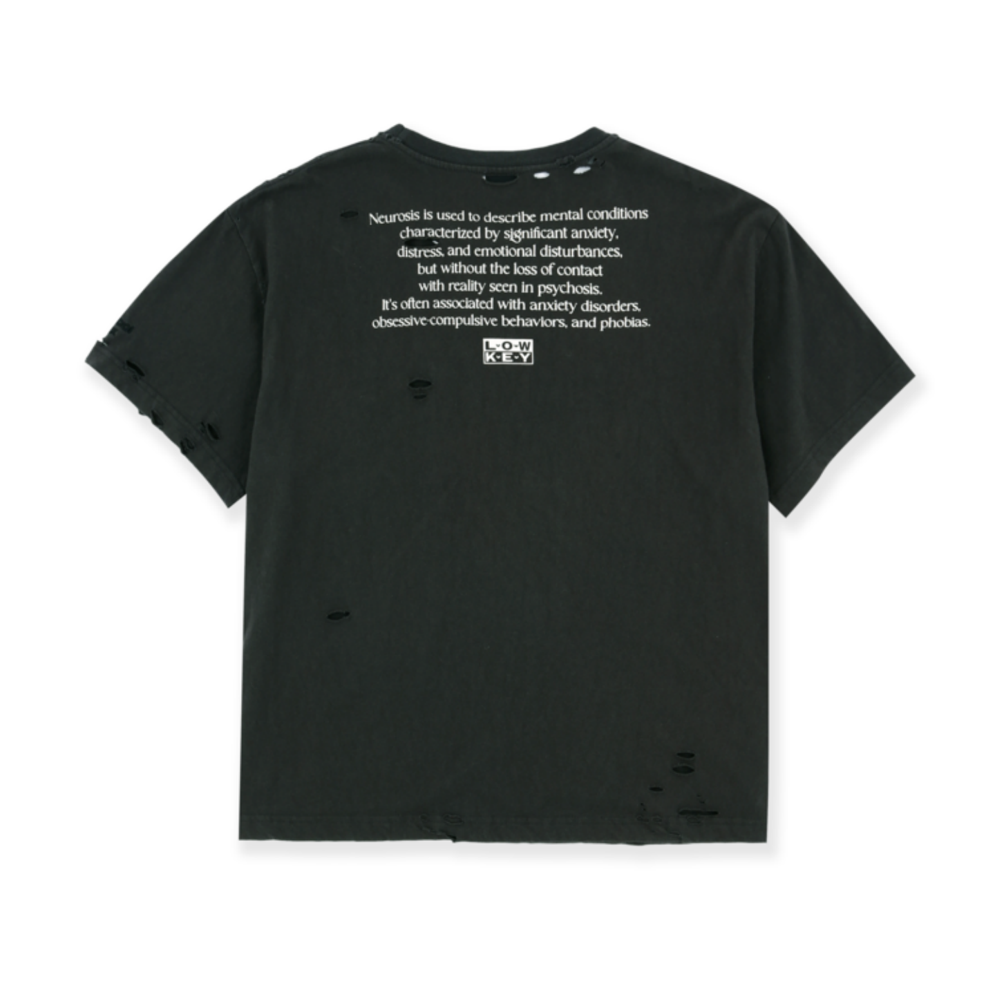 NEUROSIS DISTRESSED T-SHIRT - BLACK