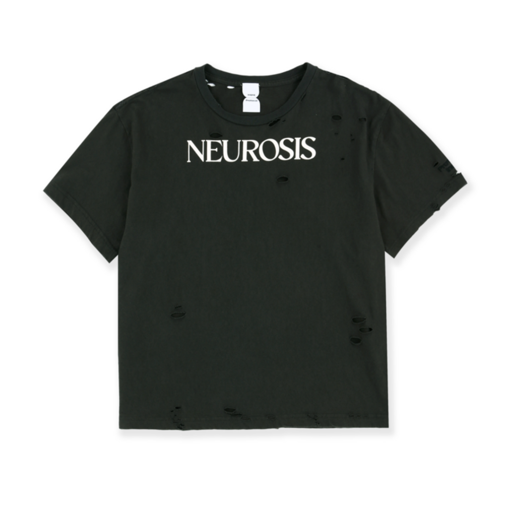 NEUROSIS DISTRESSED T-SHIRT - BLACK